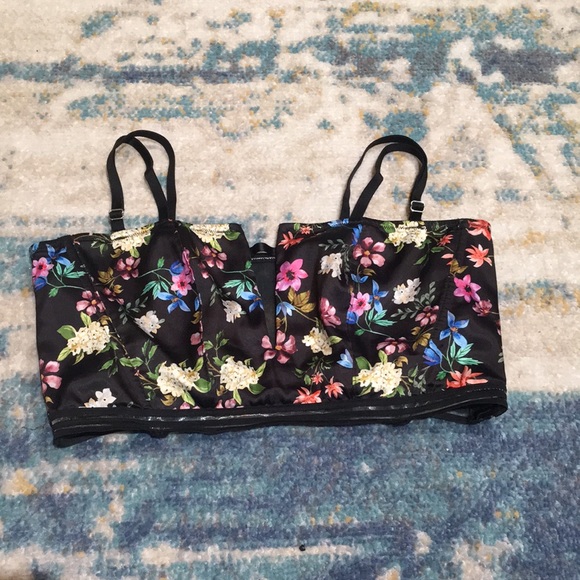 Victoria's Secret Floral Bustier -L - Picture 2 of 5
